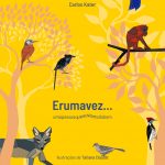 Capa do livro “Erumavez... umapessoaqueouviamuitobem”, de Carlos Kater, com ilustração de animais em uma floresta.