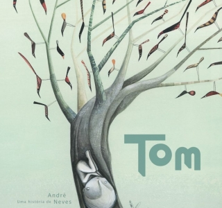 Capa do livro "Tom, de André Neves-Editora Projeto, uma imagem de uma árvore