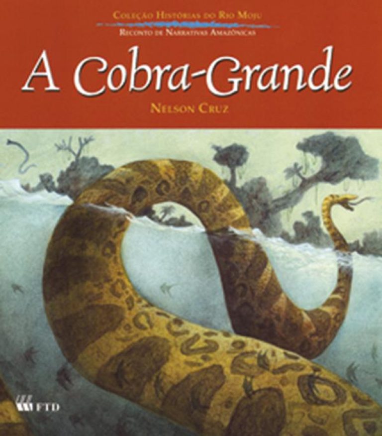 Capa do Livro "Cobra-grande: coleção de histórias do Rio Moju", de Nelson Cruz (FTD)