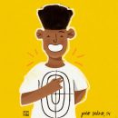 Ilustração do menino João Pedro, de 14 anos, vestindo uma camiseta branca com um alvo desenhado no peito. Ele foi morto à bala em São Gonçalo (RJ) em uma operação do Estado.