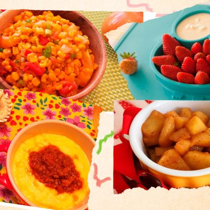 Foto de receitas típicas de festa juninas do canal Gourmet Jr. que prometem despertar sensações de novos sabores, texturas e aromas nas crianças.