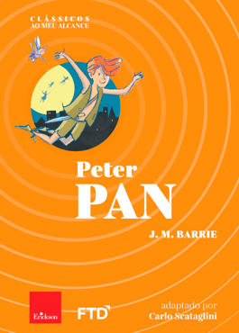 Capa do livro Peter Pan, de J. M. Barrie