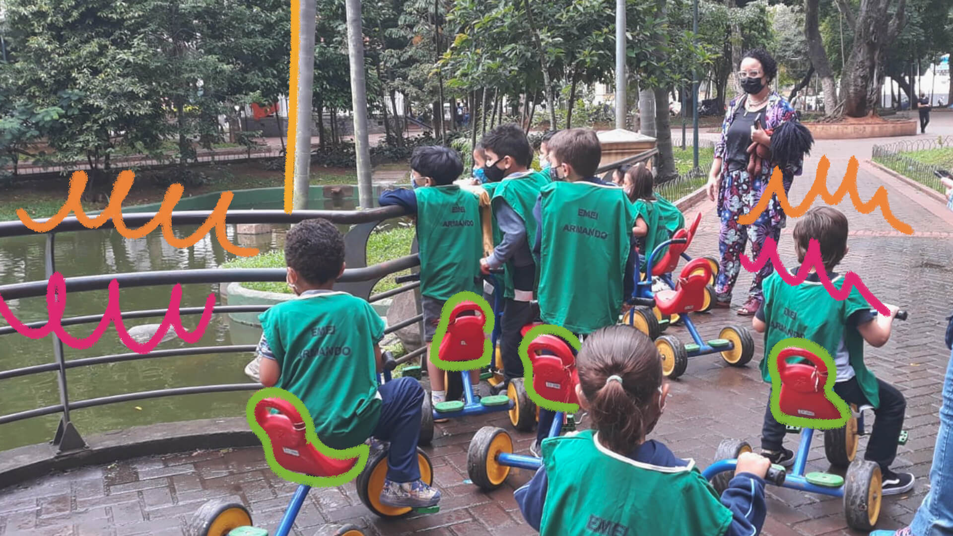 Motoca na praça”: diversas formas de aprender com o território